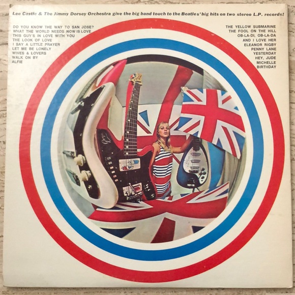 Lee Castle And Jimmy Dorsey Big Band Plays Beatles Bag! Double Vinyl Lp Set - Picture 8 of 9